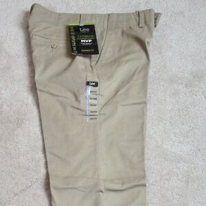 LEE Performance Series MVP Straight Fit Straight Leg Pants For Men Tan Siz 32X30